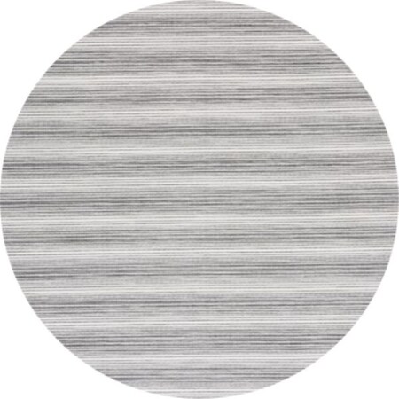 Safavieh 6 ft. 5 in. x 6 ft. 5 in. Hampton Power Loomed Round Rug; Black & Ivory HTN231Z-7R